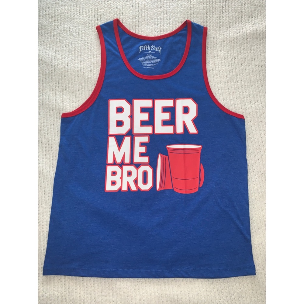Beer Tank Top sleeveless summer shirt